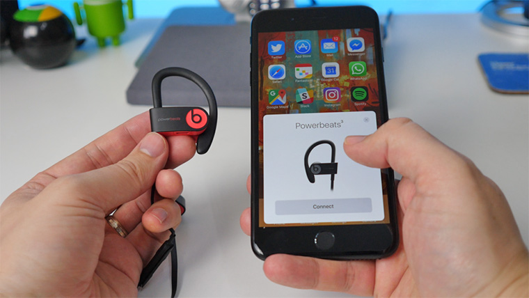 how do you connect powerbeats to iphone
