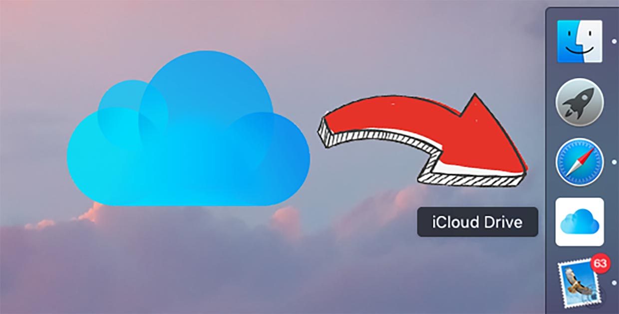 Как добавить iCloud в док на Mac