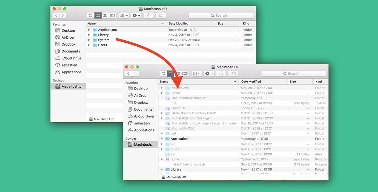 Как отобразить скрытые файлы в macOS за 5 секунд