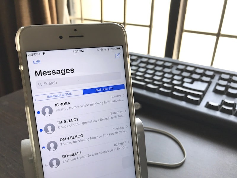Как заблокировать SMS-сообщения на iPhone