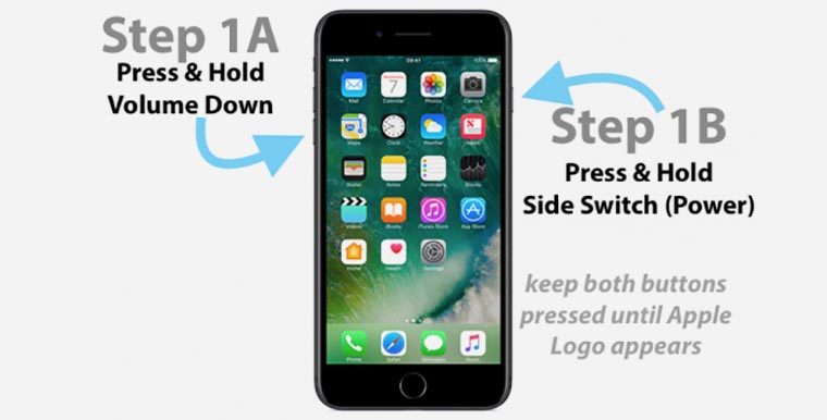 Iphone se factory reset with buttons