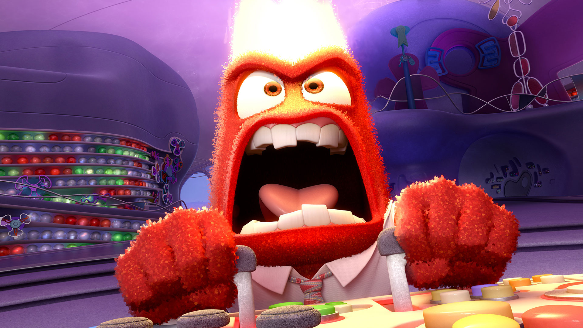 Inside Out Anger Movie Wallpaper HD1