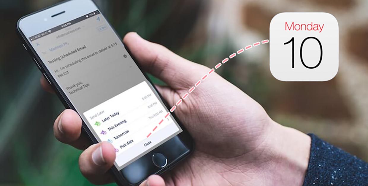 Как отправлять почту с iPhone по расписанию