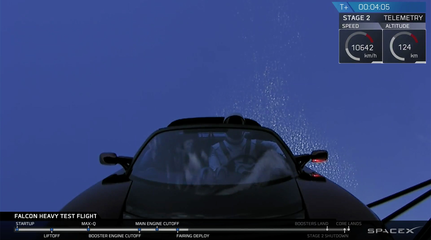 Tesla в космосе
