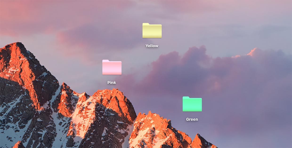 Как изменить цвет папок в macOS