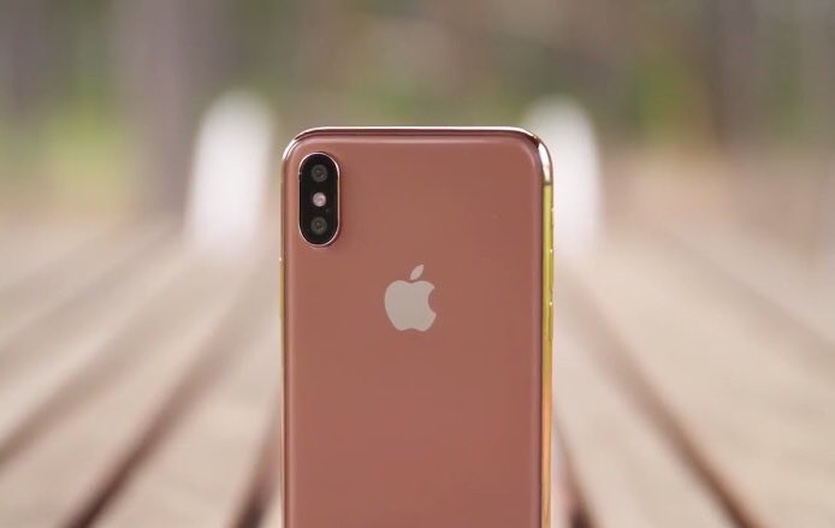 Стартовало производство iPhone X в цвете Blush Gold