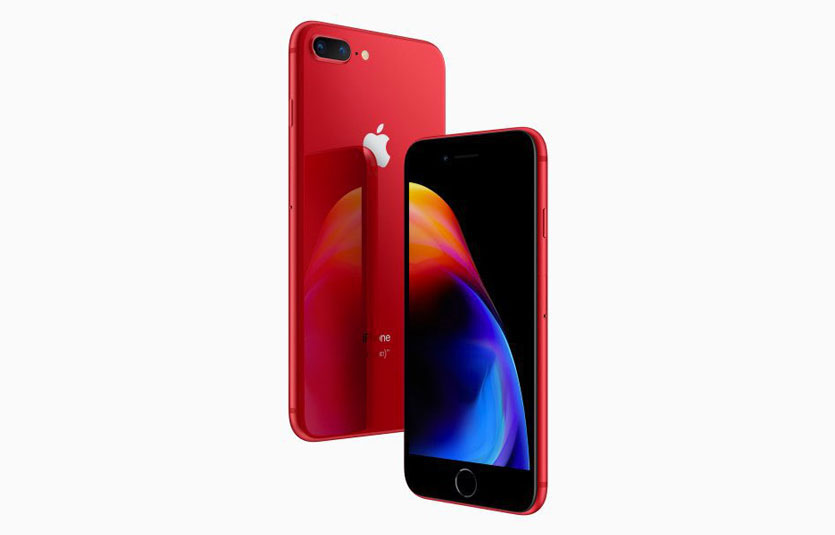 Apple анонсировала красный iPhone 8 с черным дисплеем