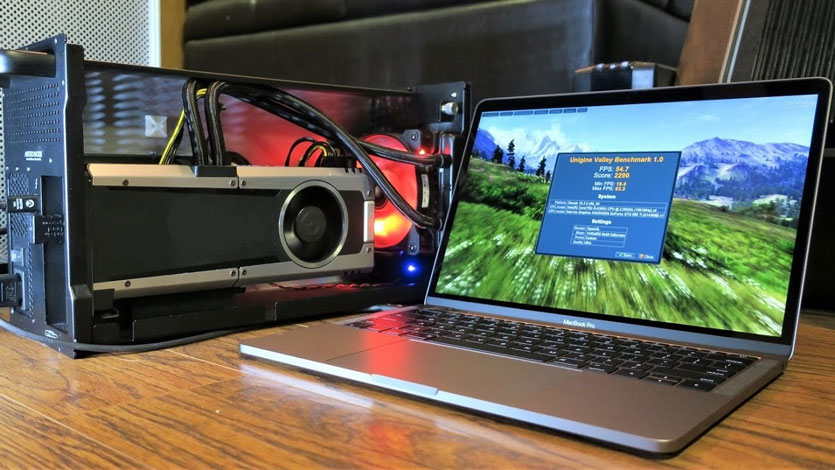 Видеокарта топового MacBook в два раза слабее Radeon RX 580