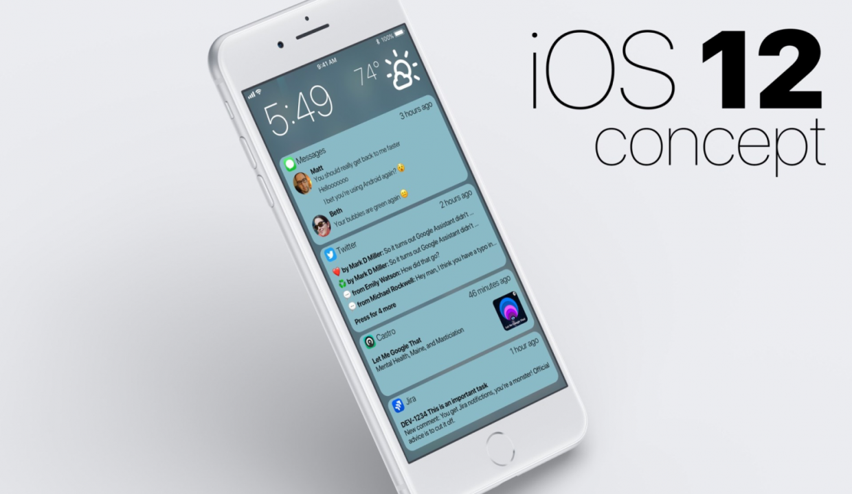 Такими должны быть уведомления в iOS 12