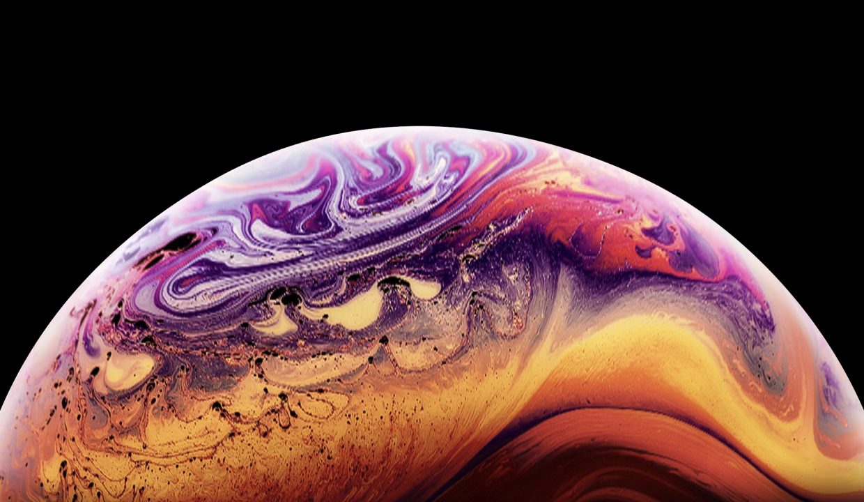 Появились обои с iPhone XS