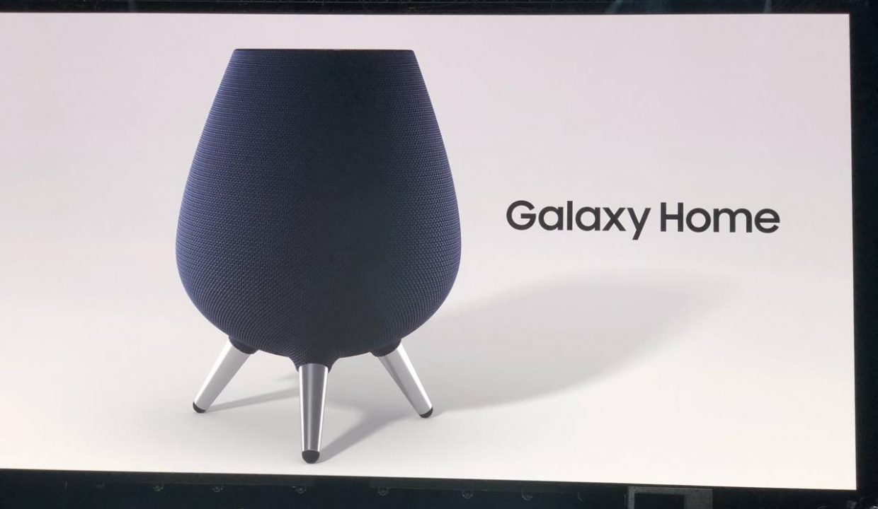 Это Galaxy Home. Смарт-колонка от Samsung