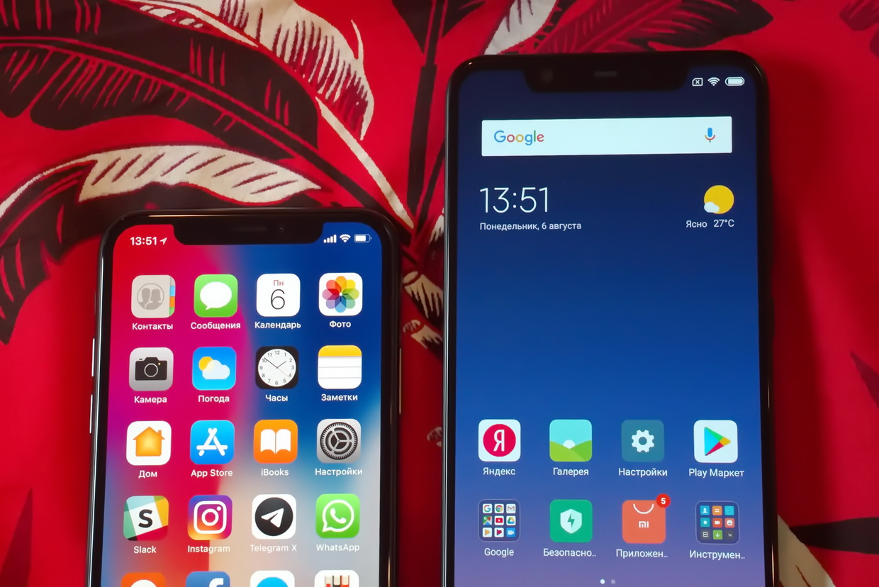 Битва Xiaomi Mi 8 vs iPhone X. Чей экран лучше?