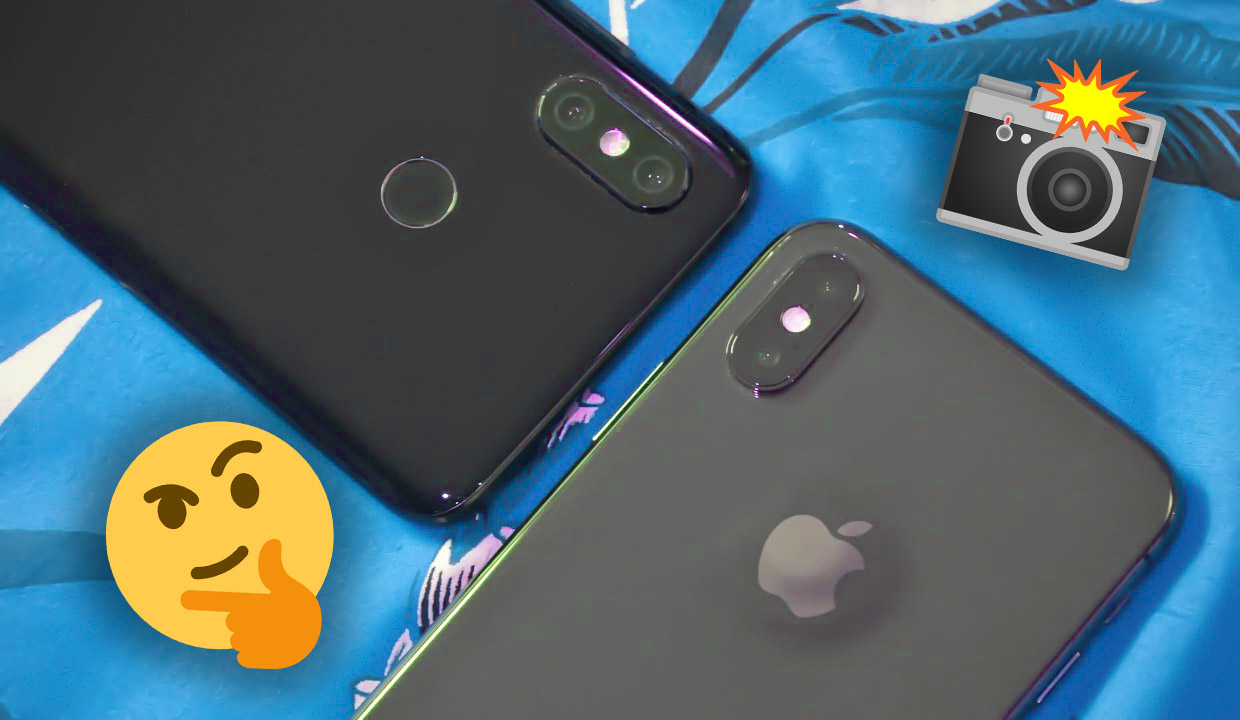 Фото на Xiaomi Mi 8 и iPhone X. Что выбираете?