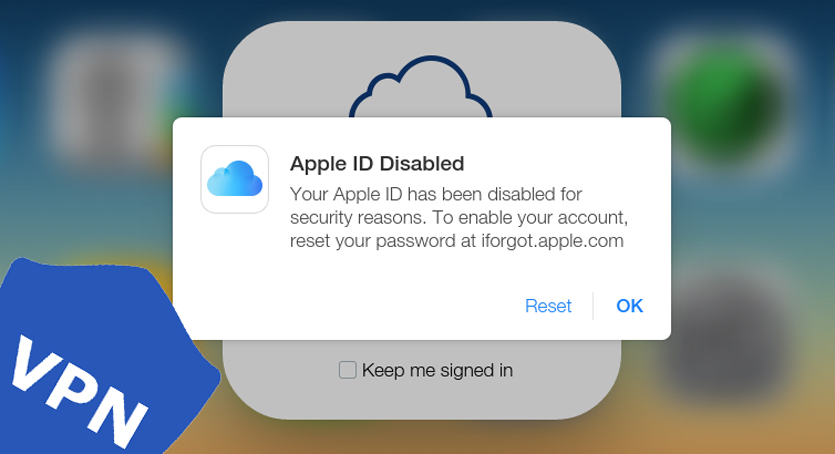 Ого! Apple массово блокирует Apple ID пользователей VPN