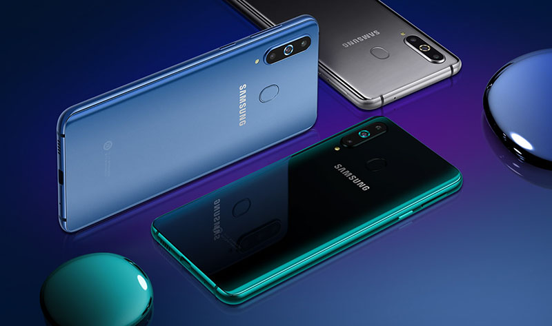 Samsung представила Galaxy A8s с отверстием в экране и без аудиоразъема