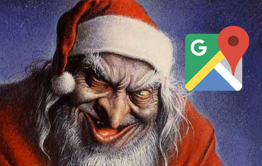 Google под видом Деда Мороза ворует геопозицию