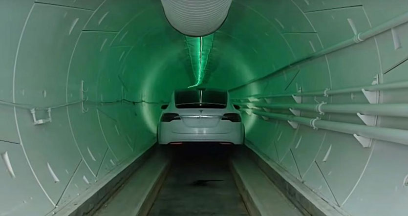 Увлекательное путешествие в тоннеле The Loop Илона Маска