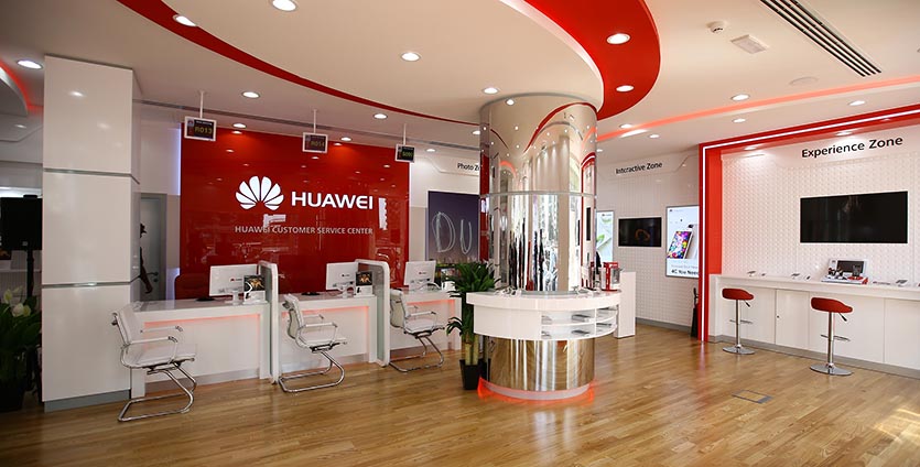 huawei flagship customer service center interior dast