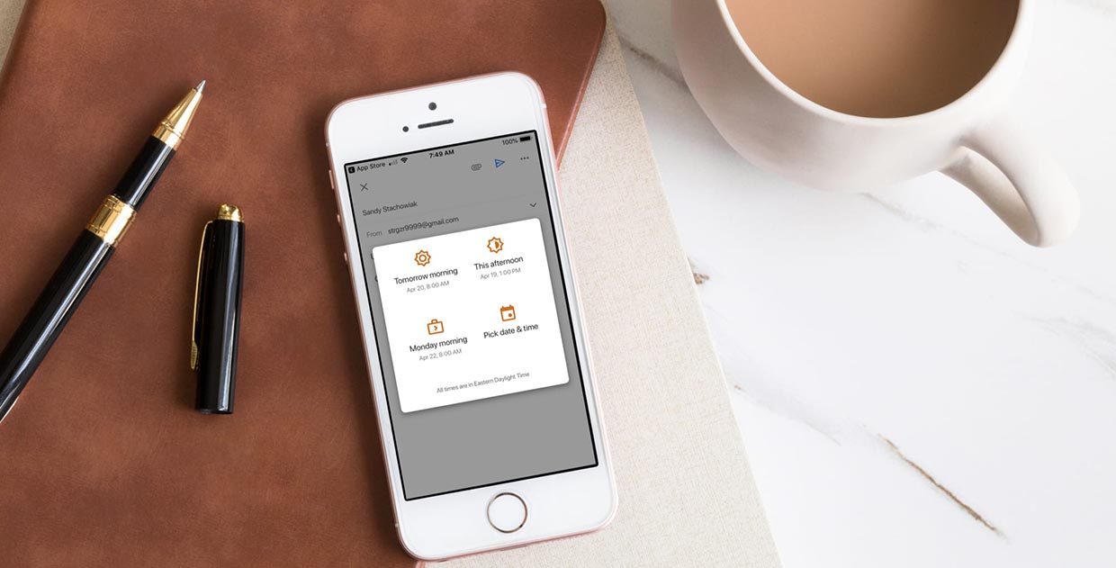 Как отправлять почту с iPhone по расписанию