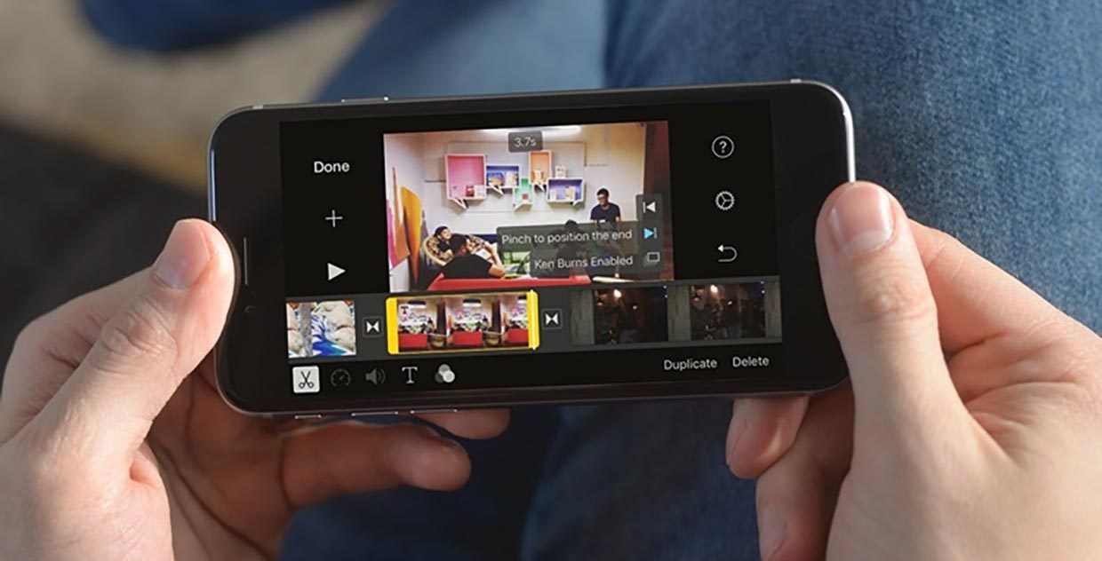 Как обрезать размер видео на iPhone