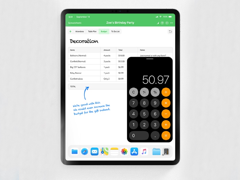 Apple наконец-то выпустит Калькулятор для iPad