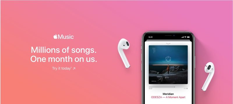 Apple сократит бесплатный пробный период в Apple Music до месяца