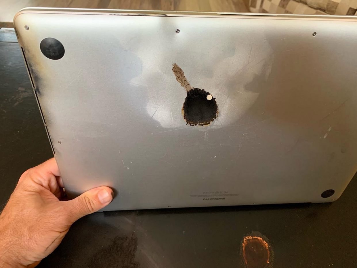 15-дюймовый MacBook Pro внезапно взорвался в режиме сна