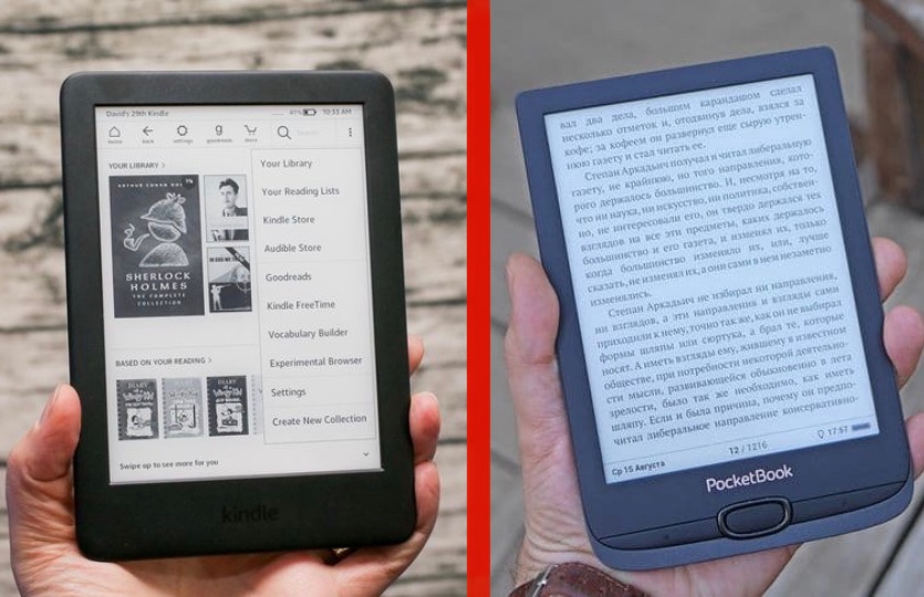 Обзор-сравнение Amazon Kindle 9 и PocketBook 616: битва E Ink-ридеров за $100