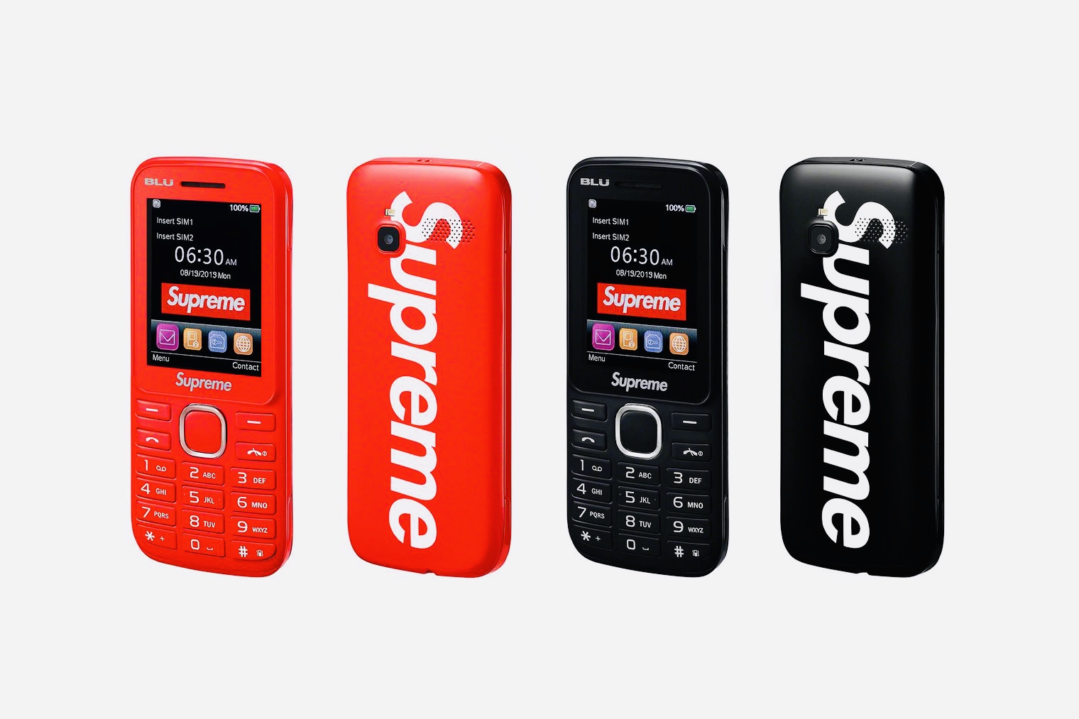 Supreme выпустила модный телефон-звонилку с камерой и 3G