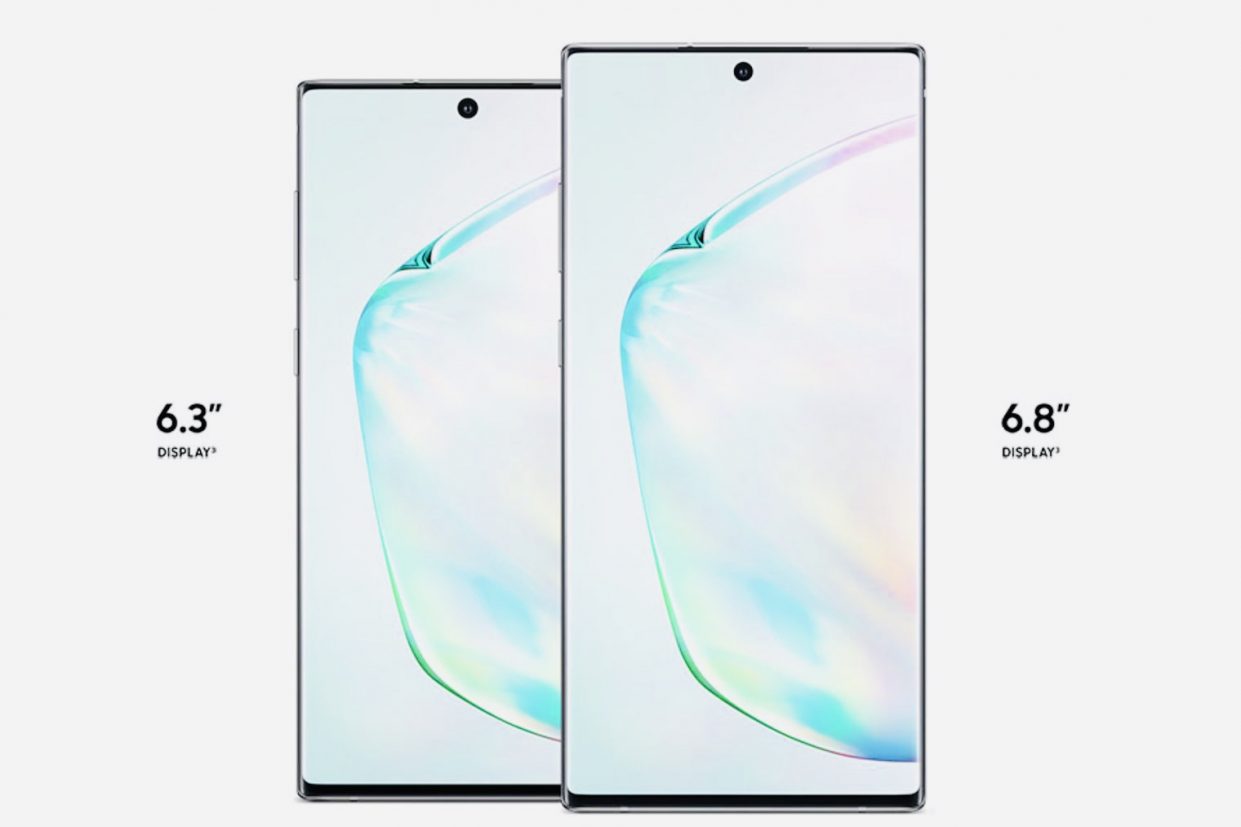 Слиты промо-материалы Samsung Galaxy Note10