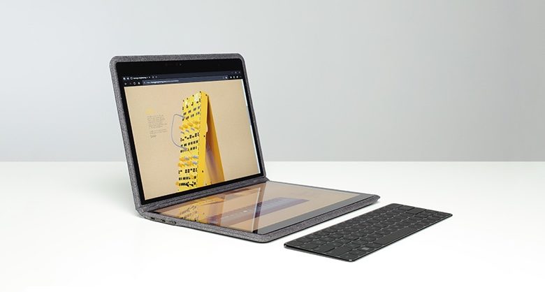 Microsoft готовит сумасшедший ноутбук из двух дисплеев. Появится осенью