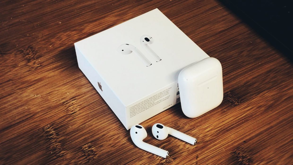 Нажатия airpods датчик