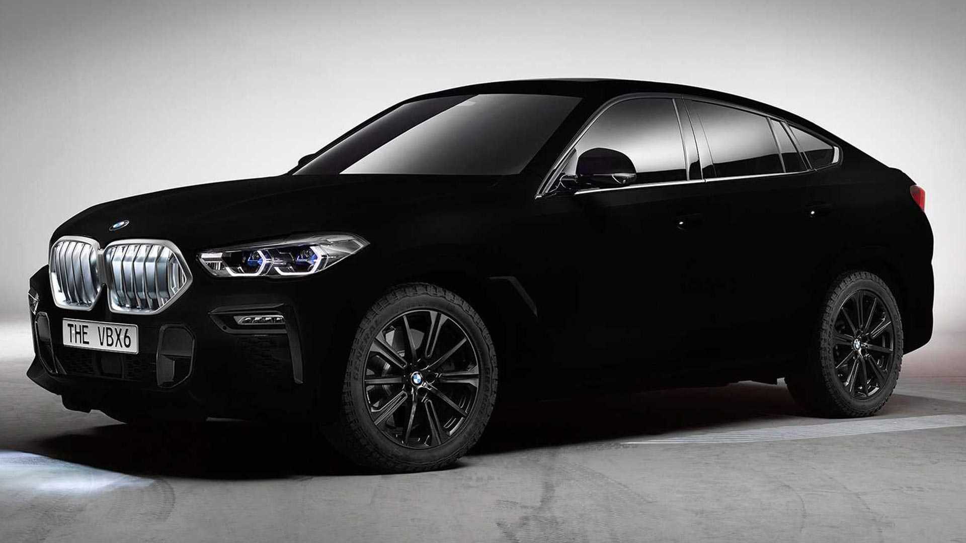 BMW показала внедорожник Х6 в новом цвете. Такого чёрного вы ещё не видели