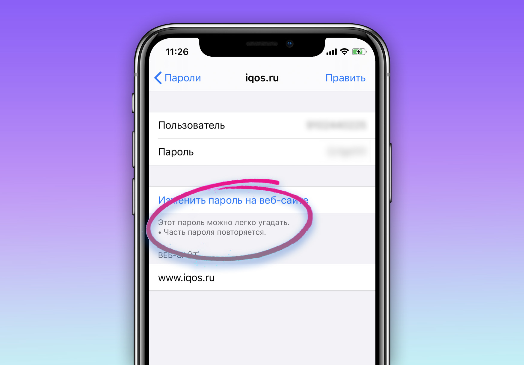 Скрытая функция iPhone поможет найти ваши небезопасные пароли