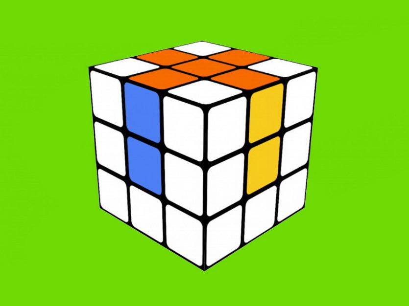Как собрать последний слой кубика Рубика 3х3 - шаг 7