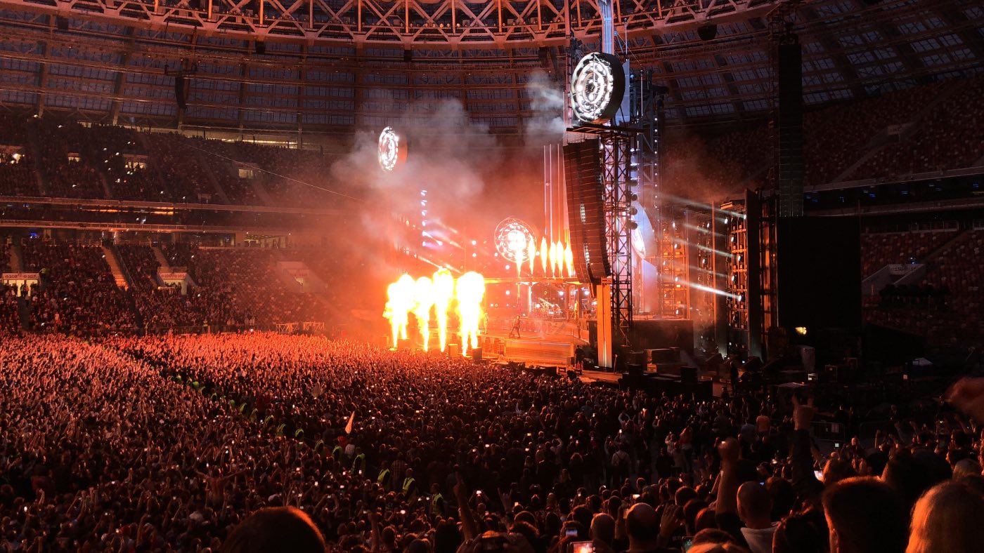 Как я выжил на концерте Rammstein в Москве в море огня
