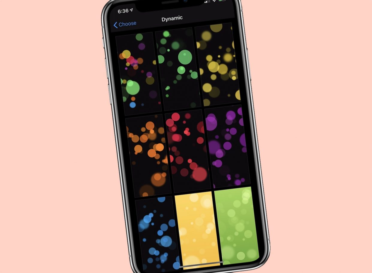 В iOS 13.1 внезапно появились динамические обои из iOS 7