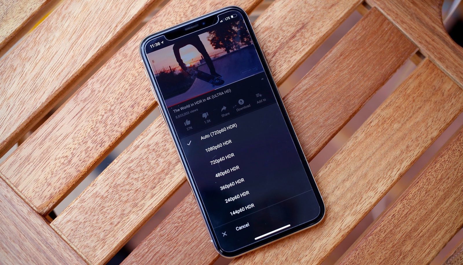 YouTube теперь поддерживает HDR в iPhone 11 Pro