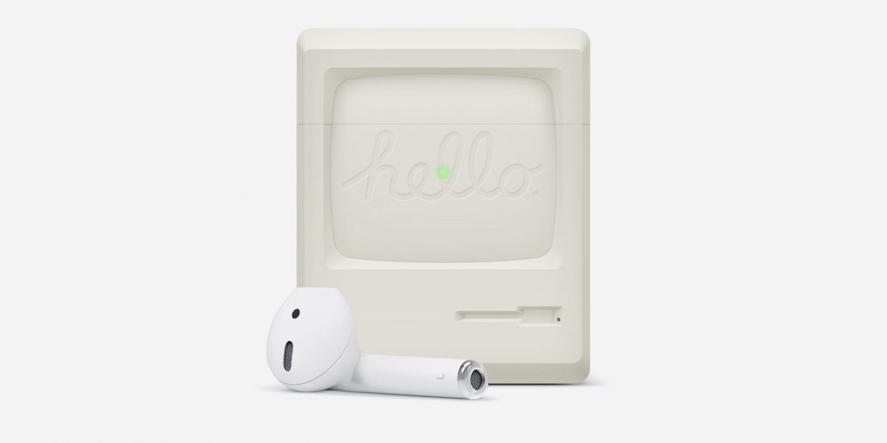 Найден лучший чехол AirPods в стиле культового Macintosh