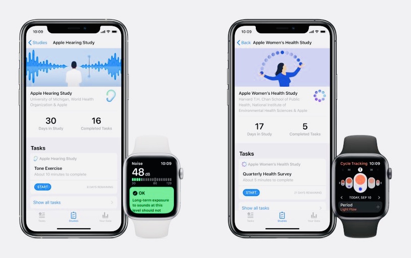 Apple выпустила приложение Research для исследования здоровья пользователей
