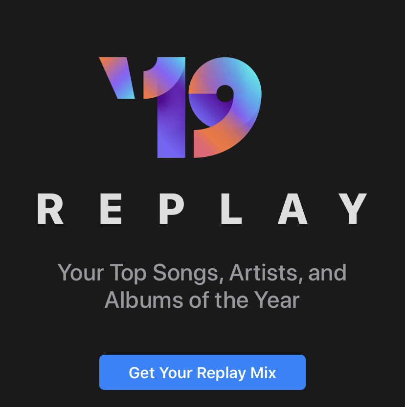В Apple Music появился плейлист «Мой год» с песнями, которые вы слушали чаще всего
