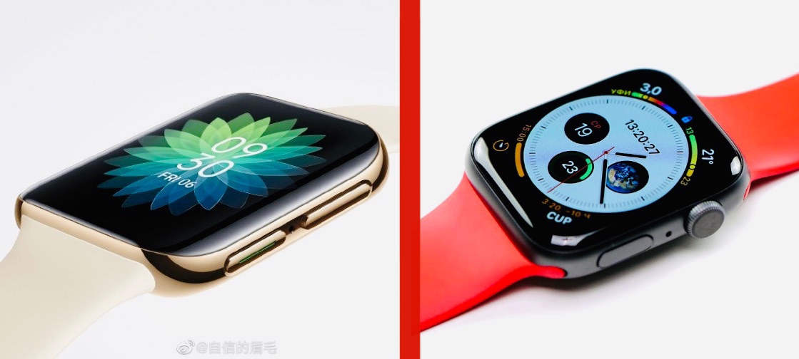 Первые смарт-часы OPPO невероятно похожи на Apple Watch. Совпадение?