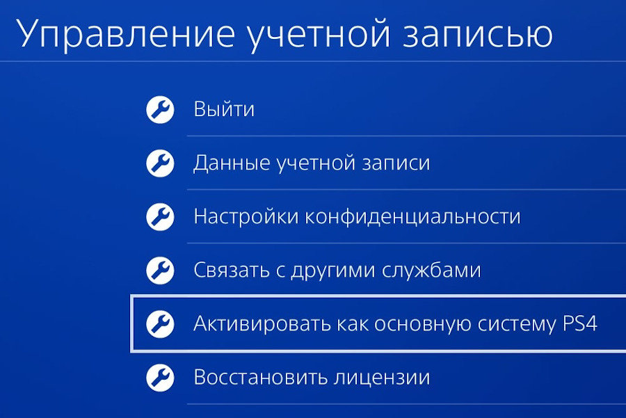 Пс аккаунт вход. Активация аккаунта ПС 4. Настройки пс4. Меню настроек. Меню настроек пс4.