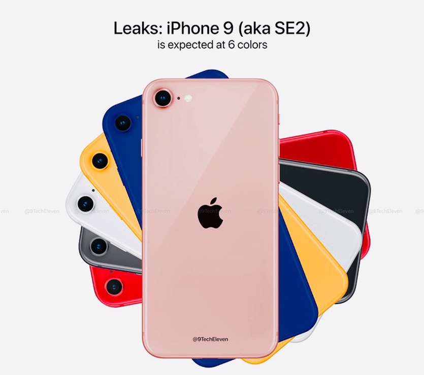 Слух: iPhone 9 (SE 2) выйдет в шести цветах