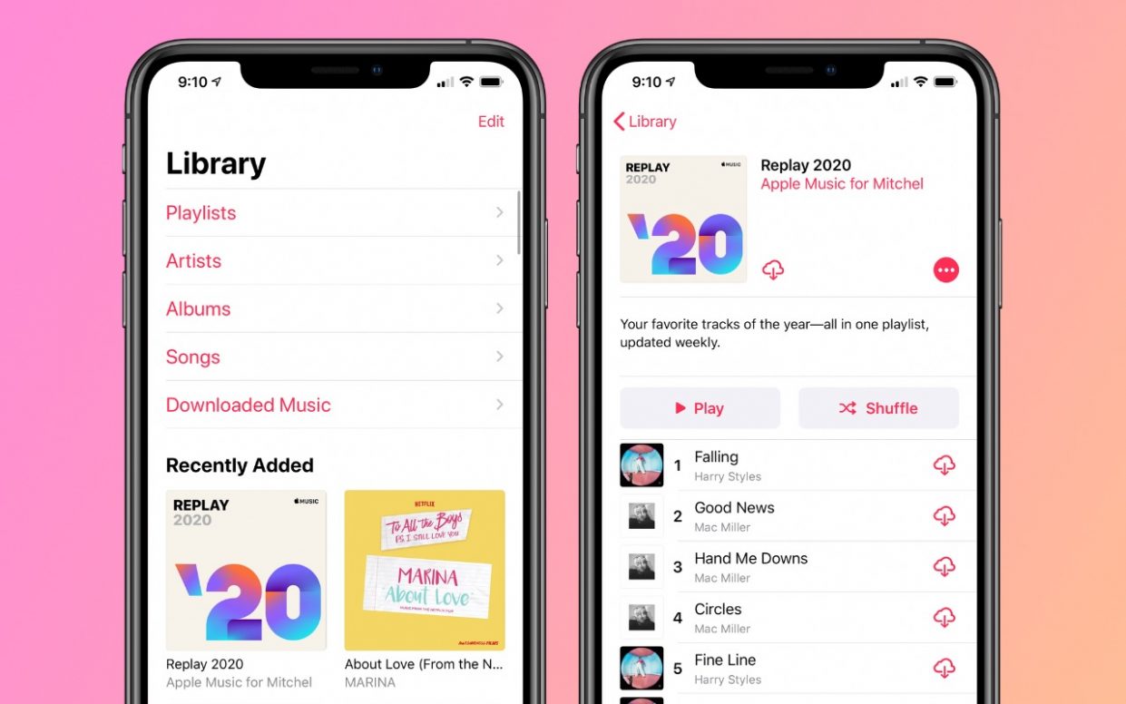 В Apple Music появился плейлист ваших любимых треков за 2020 год