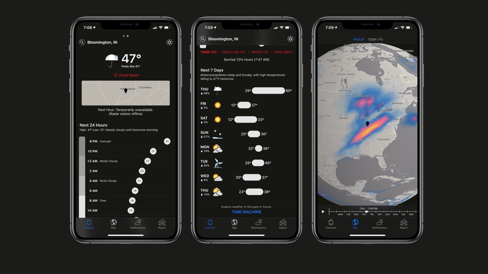 Apple купила популярное приложение прогноза погоды Dark Sky