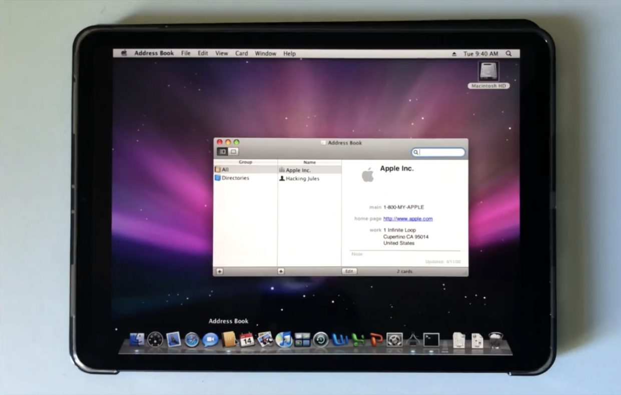 На iPad Pro 2020 запустили полноценную Mac OS X Snow Leopard