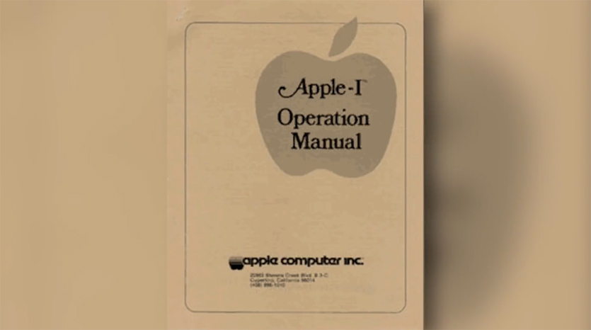 Apple I Manual