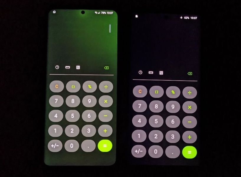 Владельцы Samsung Galaxy S20 Ultra: экран стал зелёным после обновления прошивки