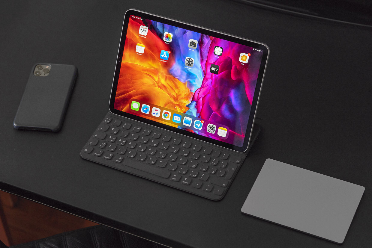 Я подключил Magic Trackpad к iPad, и это божественно